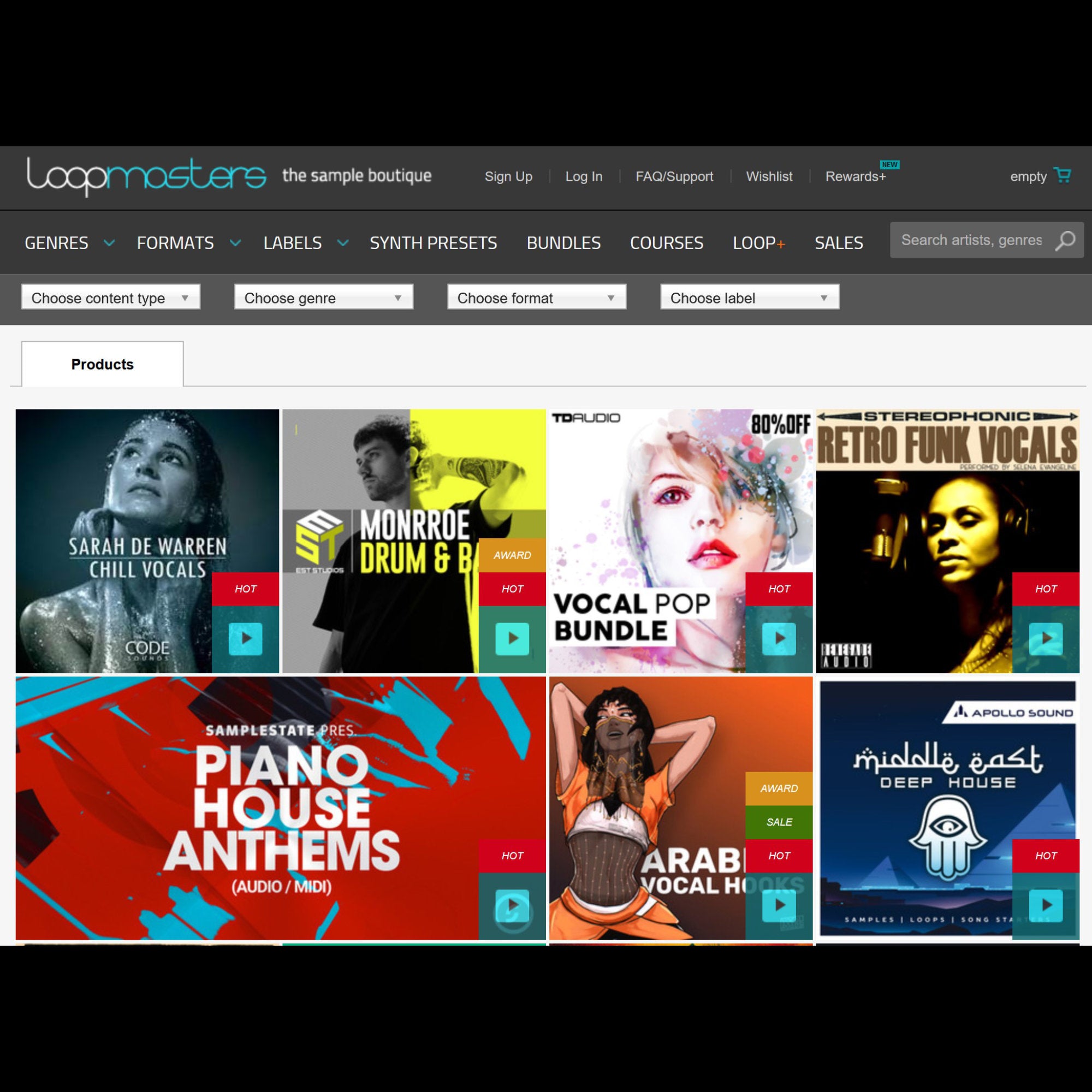 Code Sounds - Sarah de Warren Chill Vocals hits No.1 on Loopmasters Bestsellers!